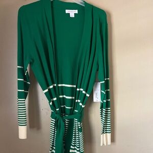 Liz Claiborne Green Cardigan